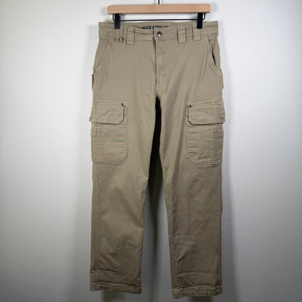 Duluth Trading Co Men DuluthFlex Fire Hose Standard Fit Cargo Work Pants Utility